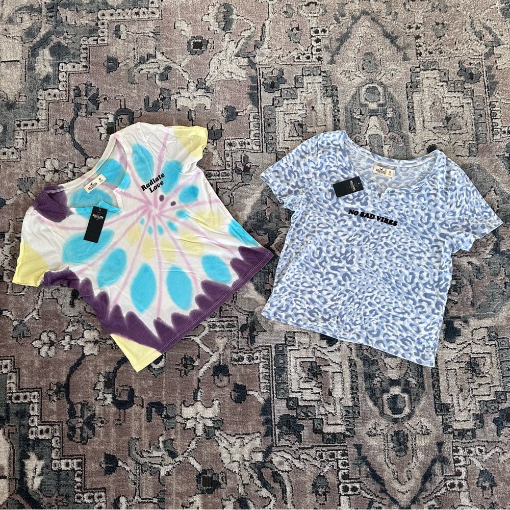 Bundle of NWT Hollister Baby Tees